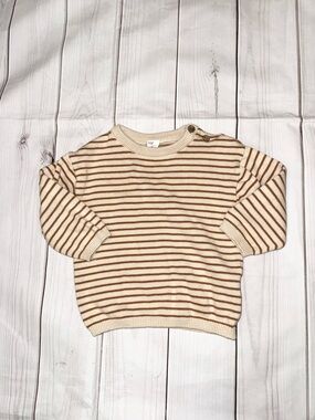 Baby Boy Striped Sweater - Size 9 Months
